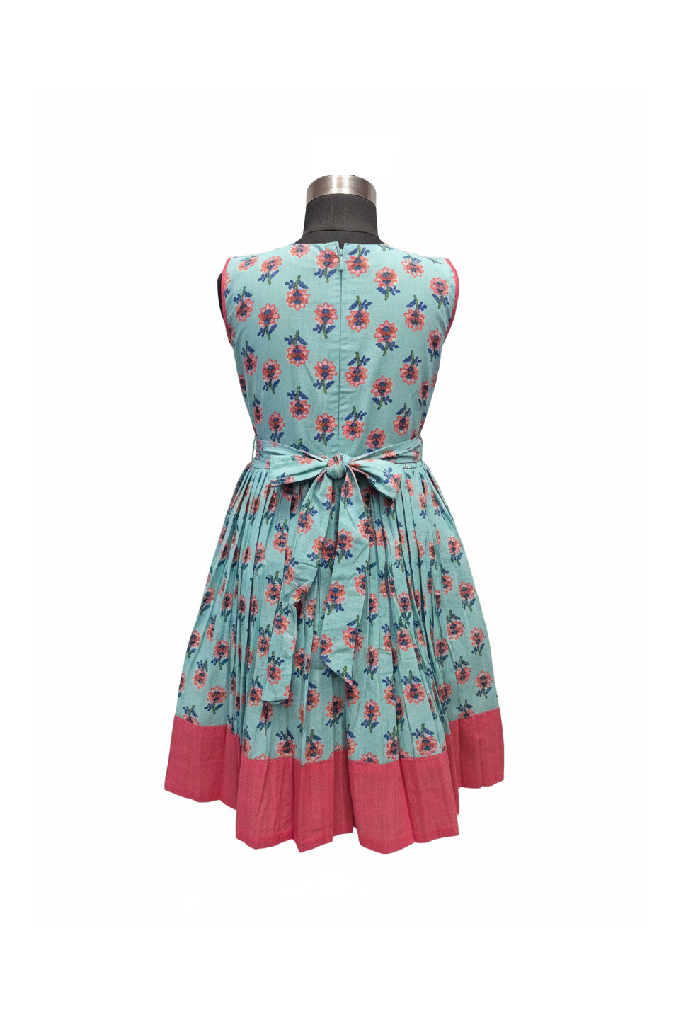 Pleated Hem Cotton Frock for Kids - Easy to Wear