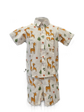 Giraffe Print Cotton Co-ord Set