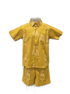 Mustard Yellow Ethnic Print Co-ord Set