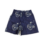 Blue Bicycle Print Cotton Co-ord Set