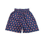 Blue Floral Print Cotton Co-ord Set