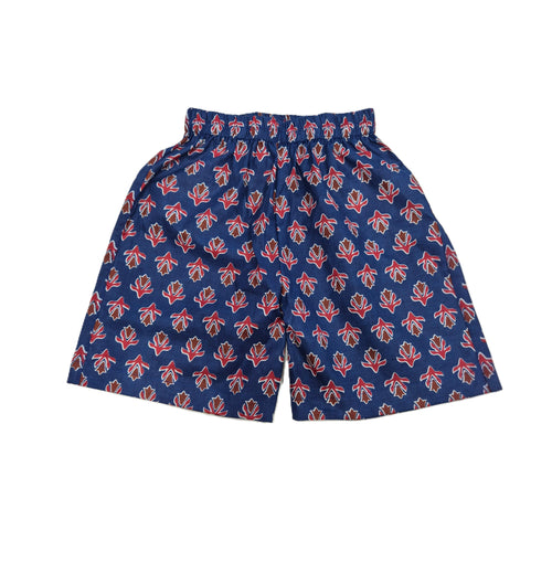Blue Floral Print Cotton Co-ord Set