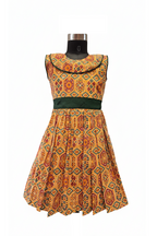 Delightful Geometric Print Cotton Frock