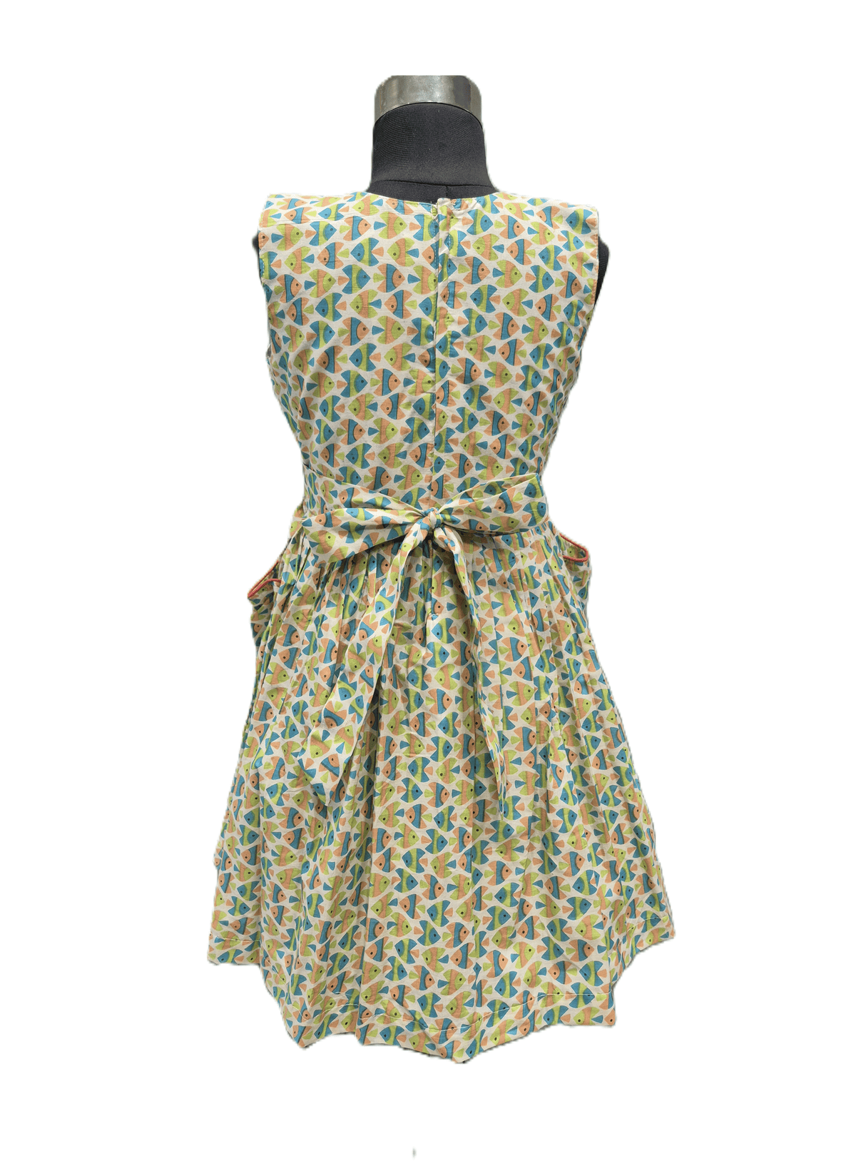 adorable mint-green cotton frock - House of Kritee